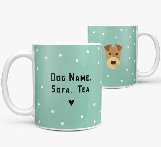 Personalized 'Sofa & Tea/Coffee' Mug for your {breedFullName}